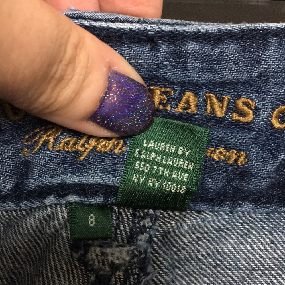 Ralph Lauren Crop Cargo Jeans w/Pockets GALORE! - Picture 11 of 13